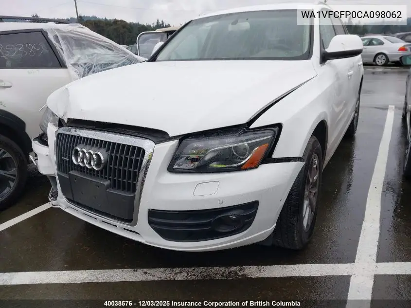 WA1VFCFP0CA098062 2012 Audi Q5