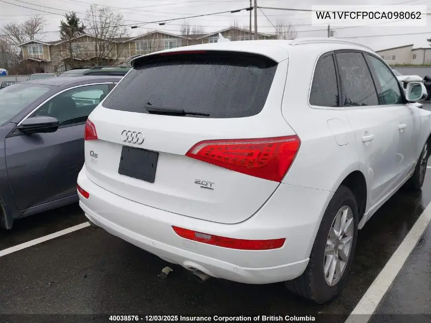 WA1VFCFP0CA098062 2012 Audi Q5
