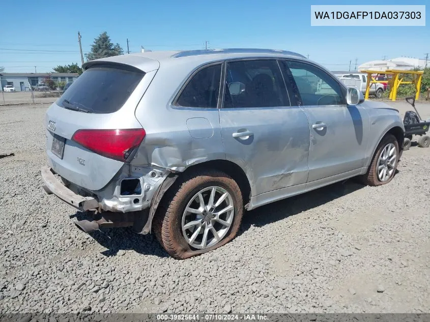 2013 Audi Q5 Premium Plus VIN: WA1DGAFP1DA037303 Lot: 39825641