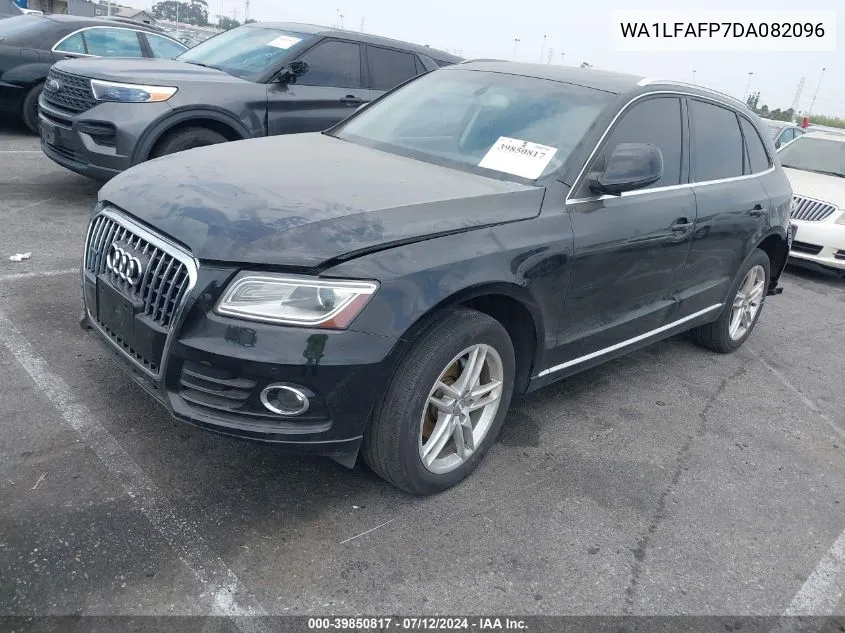 2013 Audi Q5 2.0T Premium VIN: WA1LFAFP7DA082096 Lot: 39850817