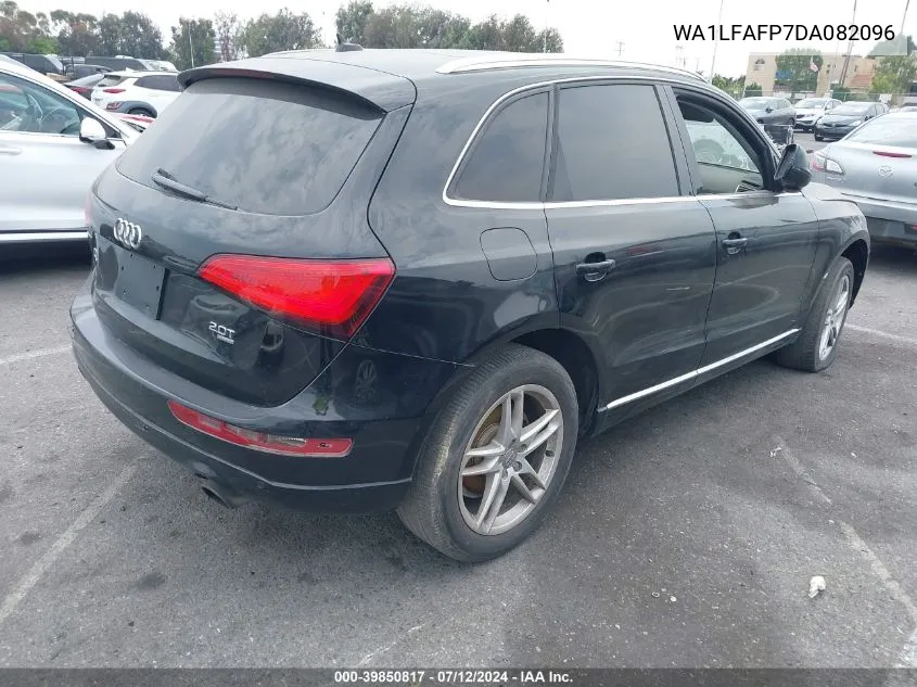 2013 Audi Q5 2.0T Premium VIN: WA1LFAFP7DA082096 Lot: 39850817