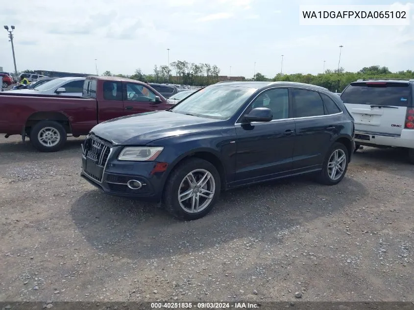 WA1DGAFPXDA065102 2013 Audi Q5 3.0T Premium Plus