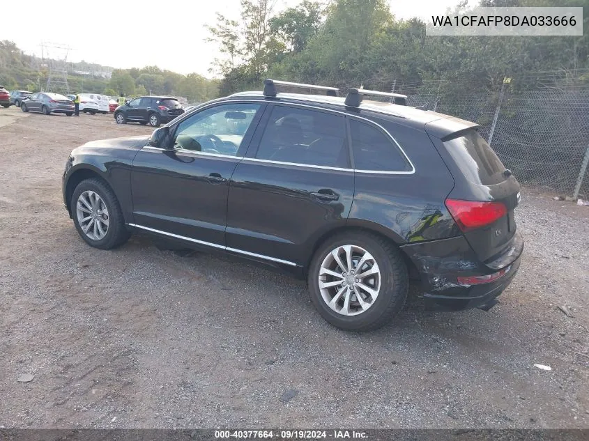 2013 Audi Q5 2.0T Premium VIN: WA1CFAFP8DA033666 Lot: 40377664