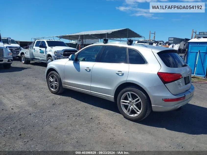 WA1LFAFP6DA054192 2013 Audi Q5 2.0T Premium