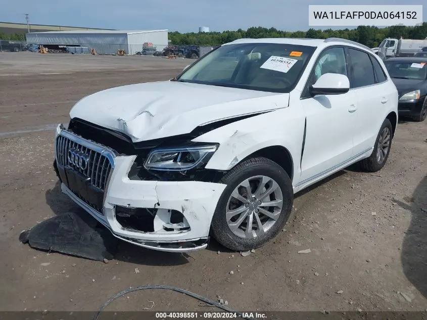 WA1LFAFP0DA064152 2013 Audi Q5 2.0T Premium