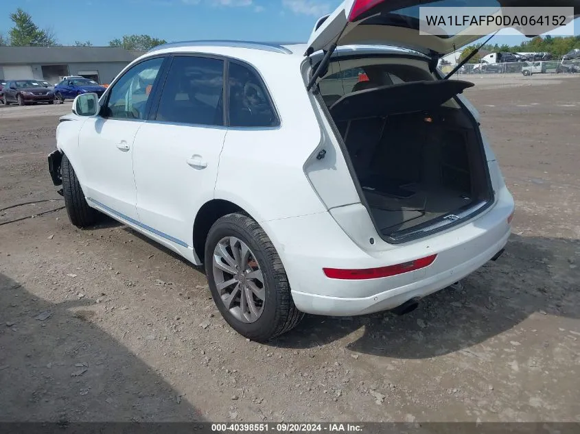 WA1LFAFP0DA064152 2013 Audi Q5 2.0T Premium