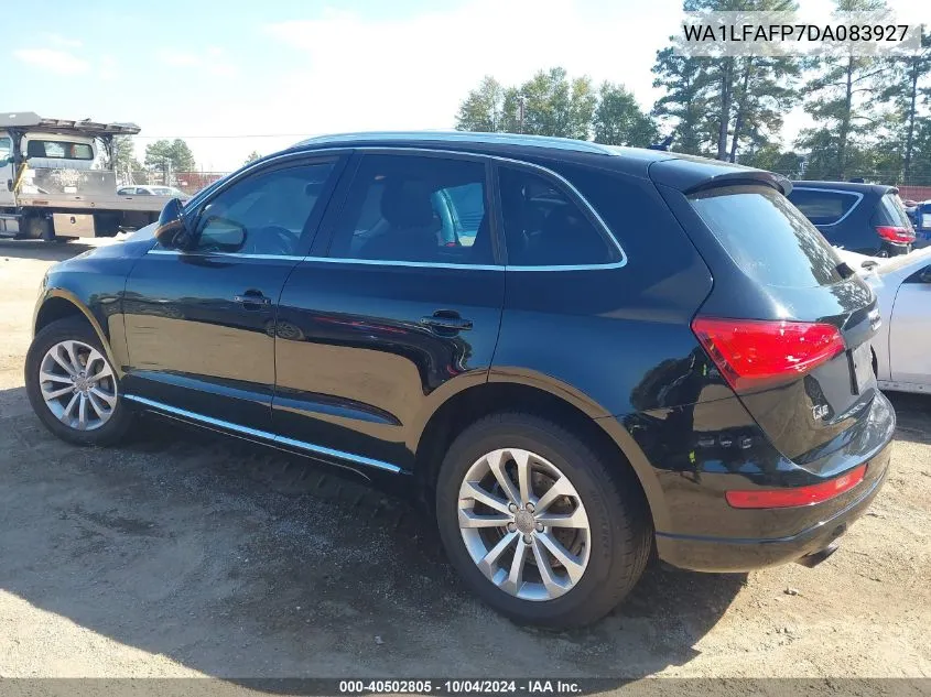 WA1LFAFP7DA083927 2013 Audi Q5 2.0T Premium