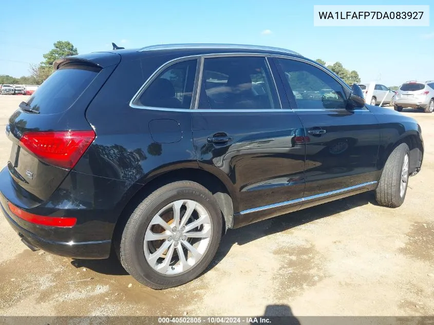 WA1LFAFP7DA083927 2013 Audi Q5 2.0T Premium