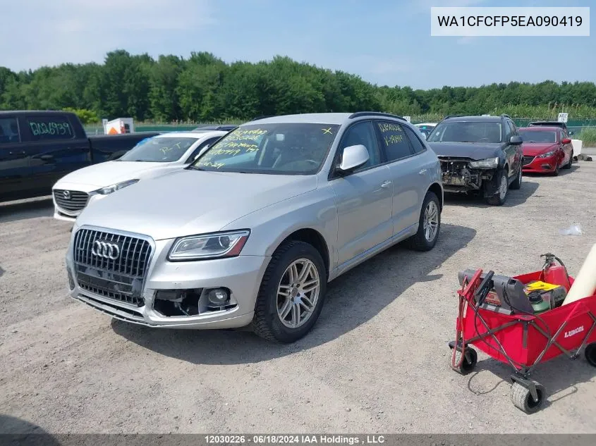 WA1CFCFP5EA090419 2014 Audi Q5 Premium