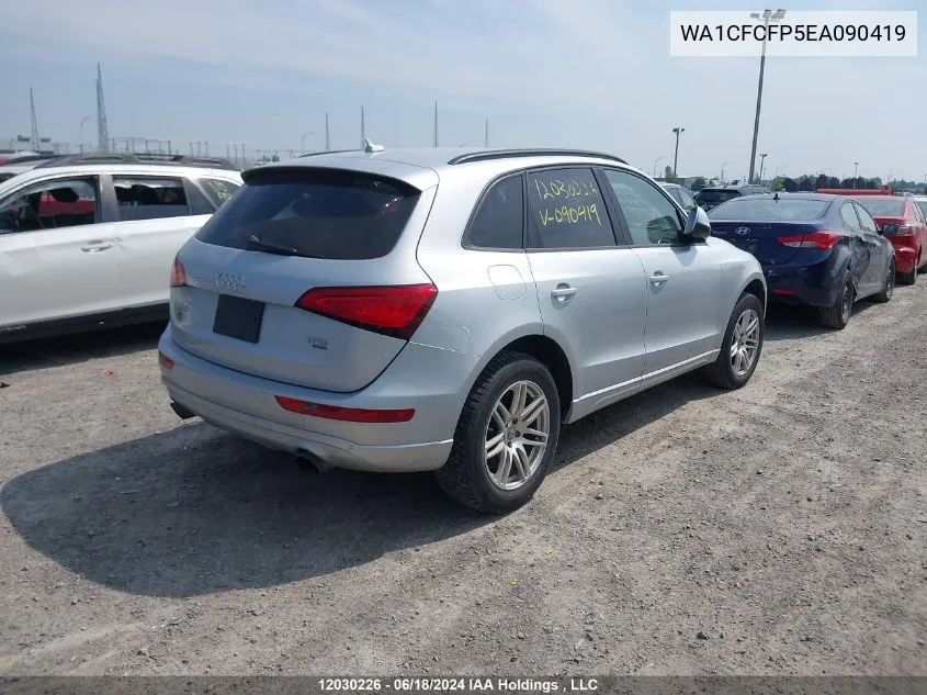 WA1CFCFP5EA090419 2014 Audi Q5 Premium