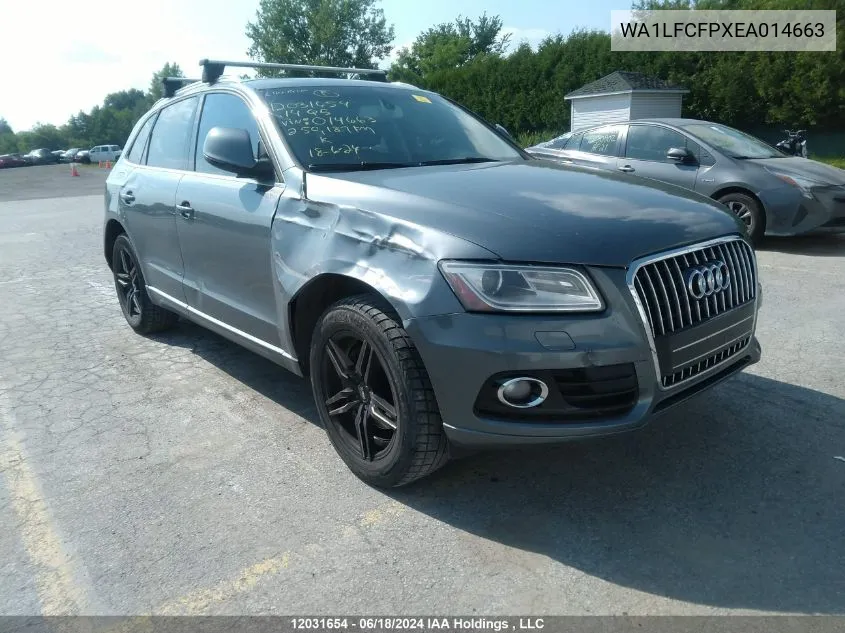 WA1LFCFPXEA014663 2014 Audi Q5