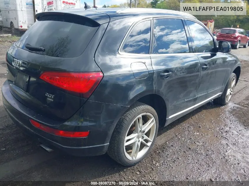 2014 Audi Q5 2.0T Premium VIN: WA1LFAFP1EA019805 Lot: 39397270