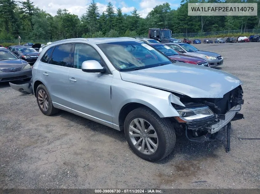 2014 Audi Q5 2.0T Premium VIN: WA1LFAFP2EA114079 Lot: 39806730