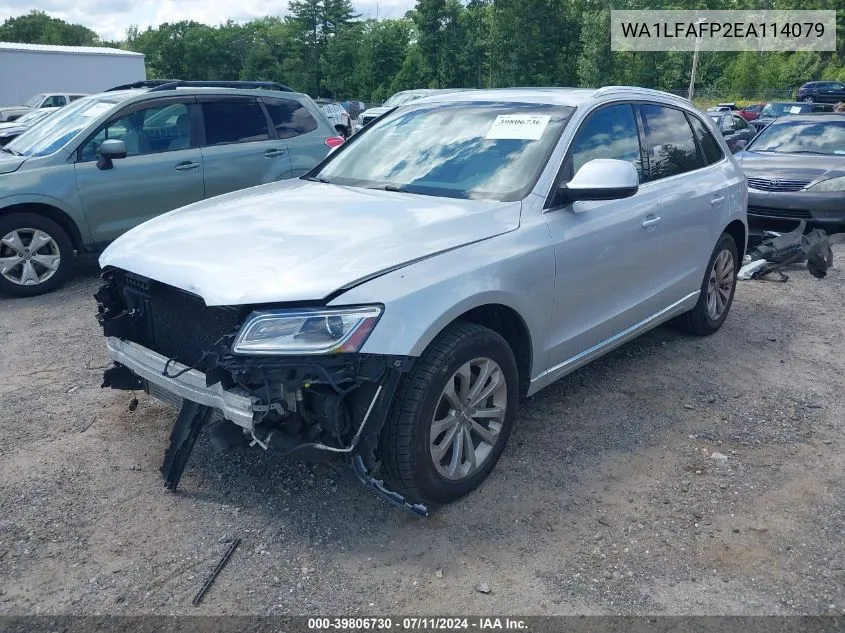 2014 Audi Q5 2.0T Premium VIN: WA1LFAFP2EA114079 Lot: 39806730