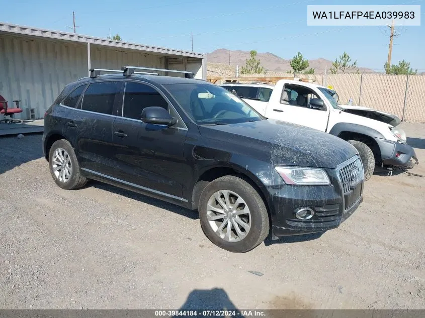 2014 Audi Q5 2.0T Premium VIN: WA1LFAFP4EA039983 Lot: 39844184