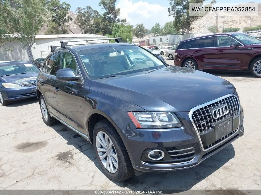 2014 Audi Q5 2.0T Premium VIN: WA1CFAFP3EA052854 Lot: 39861142