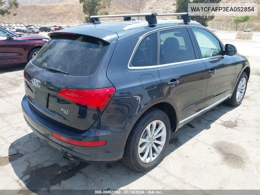 2014 Audi Q5 2.0T Premium VIN: WA1CFAFP3EA052854 Lot: 39861142