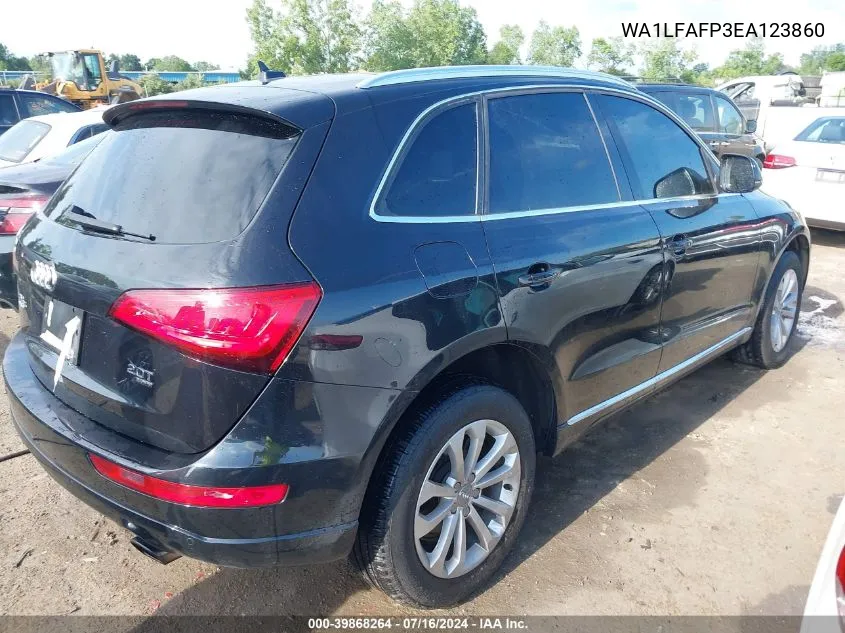 2014 Audi Q5 Premium Plus VIN: WA1LFAFP3EA123860 Lot: 39868264