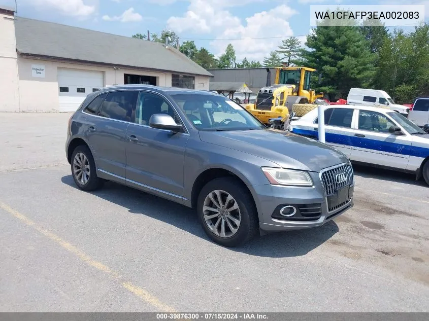 2014 Audi Q5 2.0T Premium VIN: WA1CFAFP3EA002083 Lot: 39876300