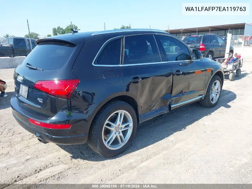 2014 Audi Q5 2.0T Premium VIN: WA1LFAFP7EA119763 Lot: 39895108