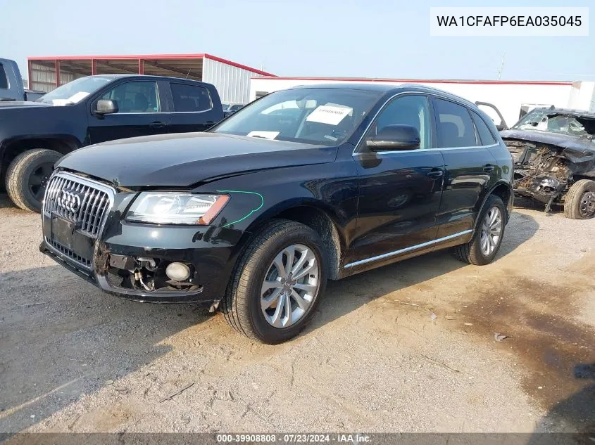 2014 Audi Q5 2.0T Premium VIN: WA1CFAFP6EA035045 Lot: 39908808