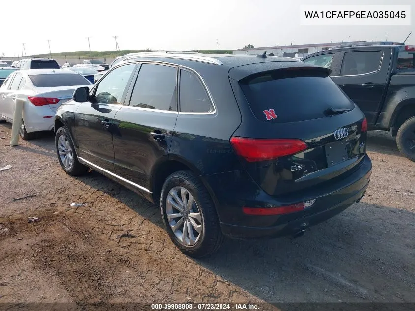 2014 Audi Q5 2.0T Premium VIN: WA1CFAFP6EA035045 Lot: 39908808