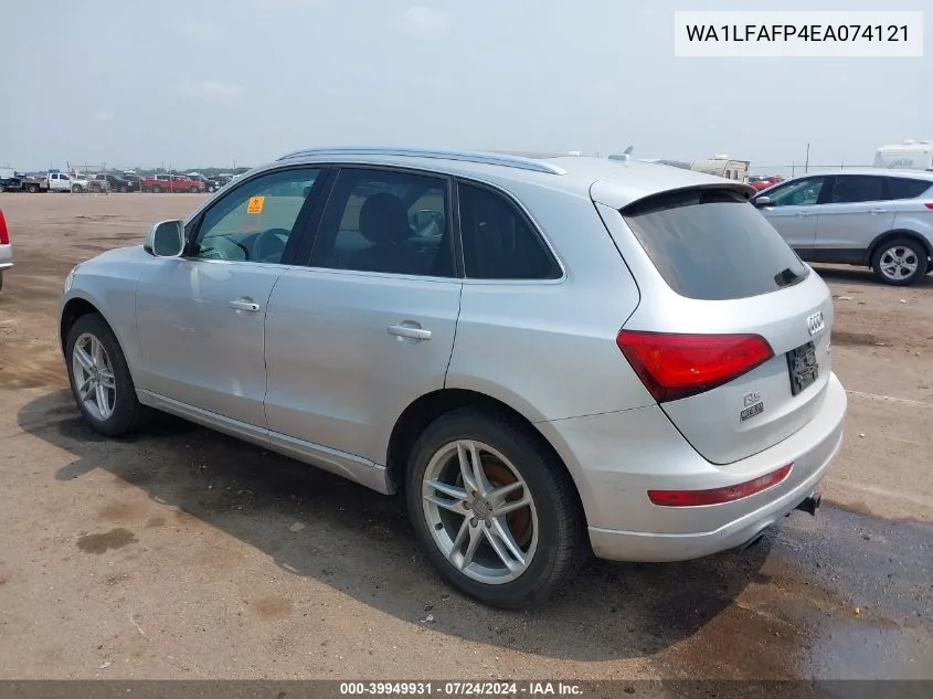 2014 Audi Q5 2.0T Premium VIN: WA1LFAFP4EA074121 Lot: 39949931