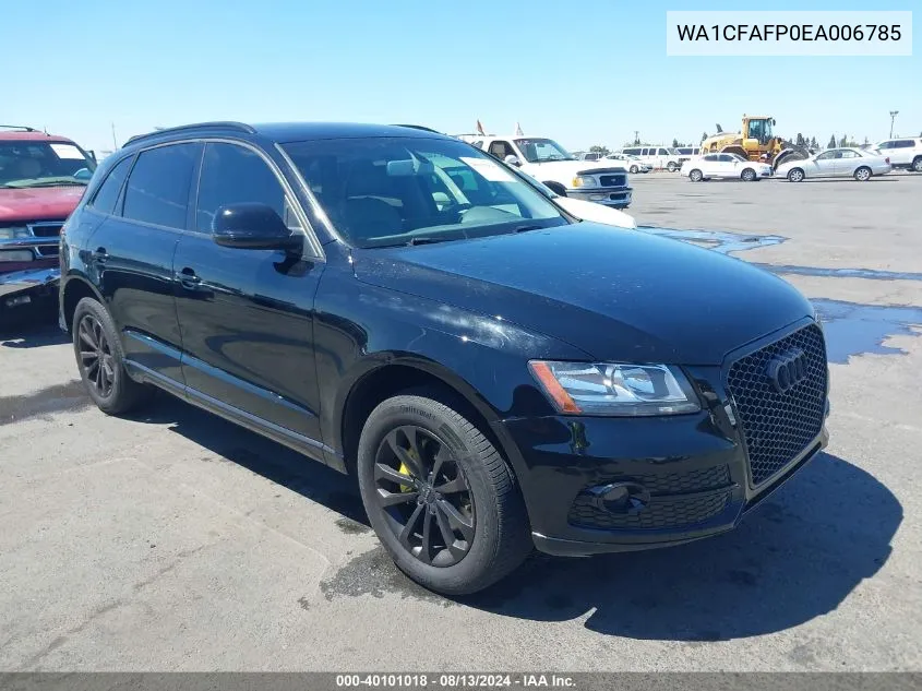 2014 Audi Q5 2.0T Premium VIN: WA1CFAFP0EA006785 Lot: 40101018