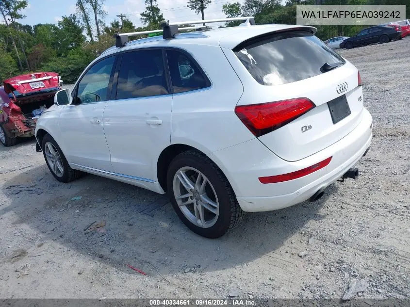 2014 Audi Q5 2.0T Premium VIN: WA1LFAFP6EA039242 Lot: 40334661