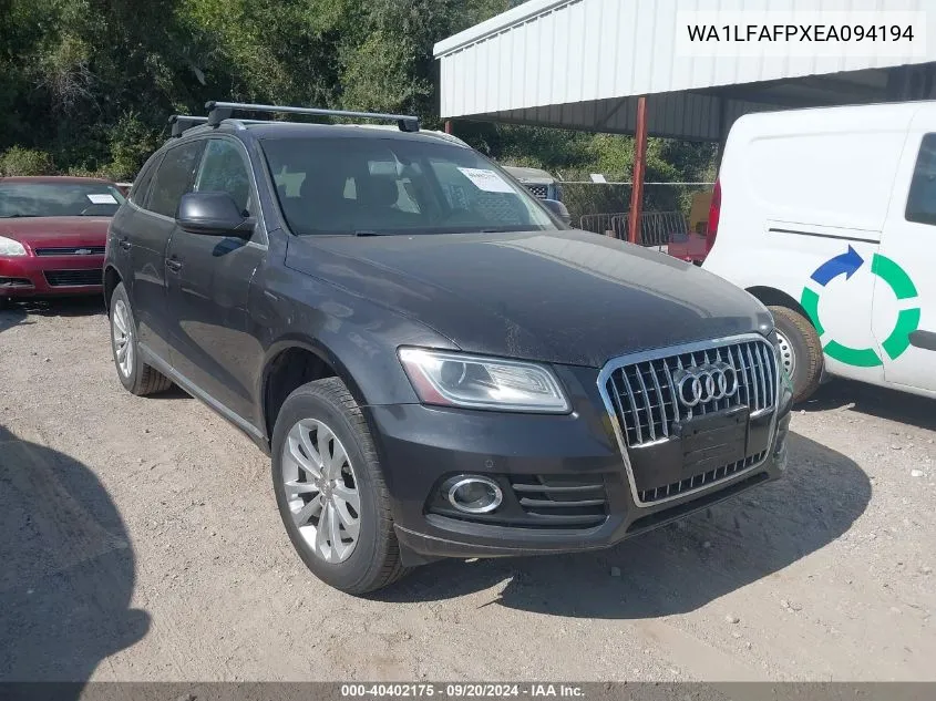 WA1LFAFPXEA094194 2014 Audi Q5 2.0T Premium