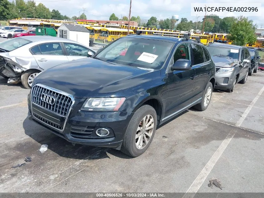 WA1CFAFP4EA002996 2014 Audi Q5 2.0T Premium