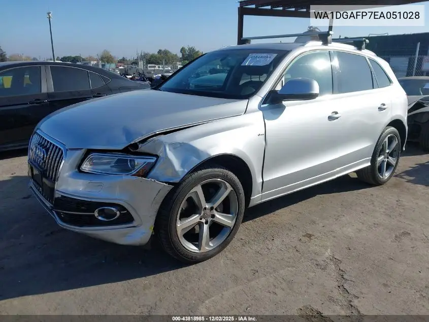 WA1DGAFP7EA051028 2014 Audi Q5 3.0T Premium Plus
