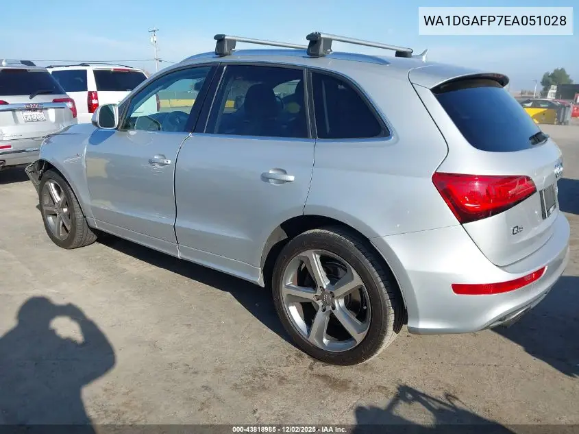 WA1DGAFP7EA051028 2014 Audi Q5 3.0T Premium Plus