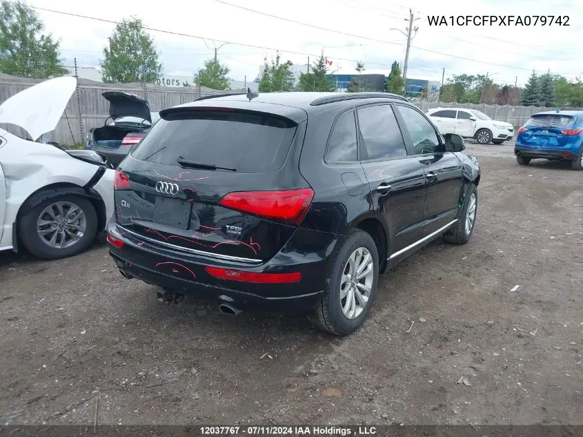 2015 Audi Q5 VIN: WA1CFCFPXFA079742 Lot: 12037767