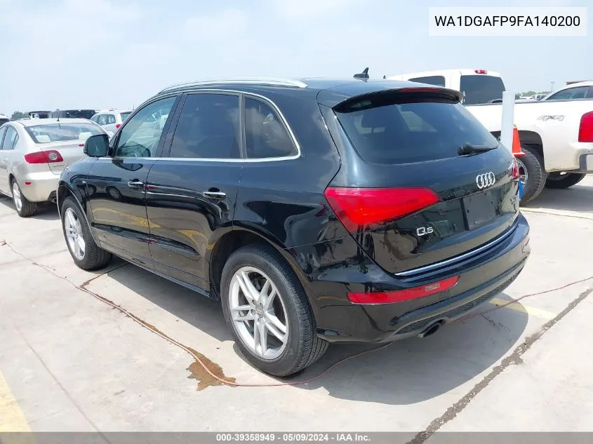 2015 Audi Q5 3.0T Premium Plus VIN: WA1DGAFP9FA140200 Lot: 39358949