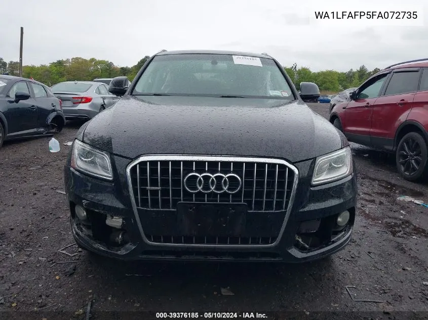 2015 Audi Q5 2.0T Premium VIN: WA1LFAFP5FA072735 Lot: 39376185