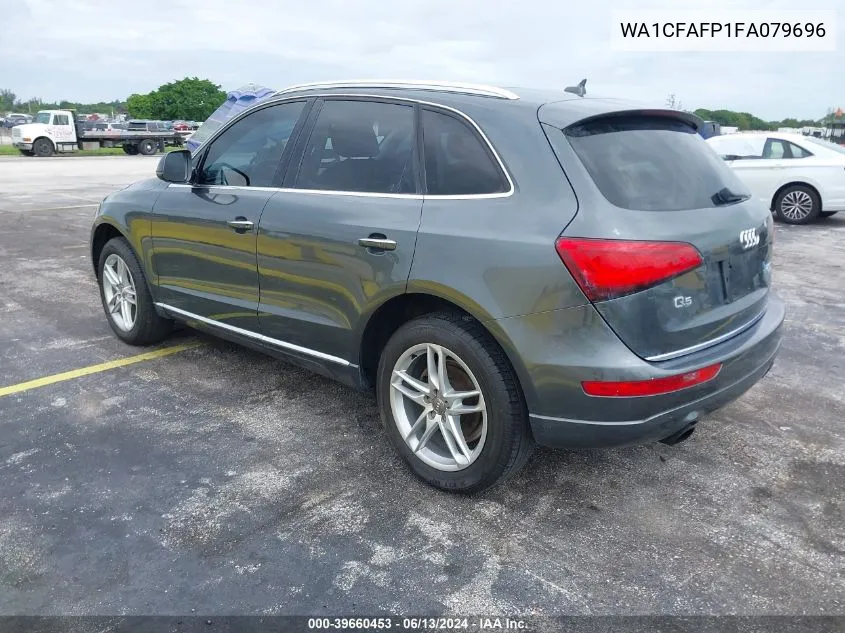 2015 Audi Q5 2.0T Premium VIN: WA1CFAFP1FA079696 Lot: 39660453