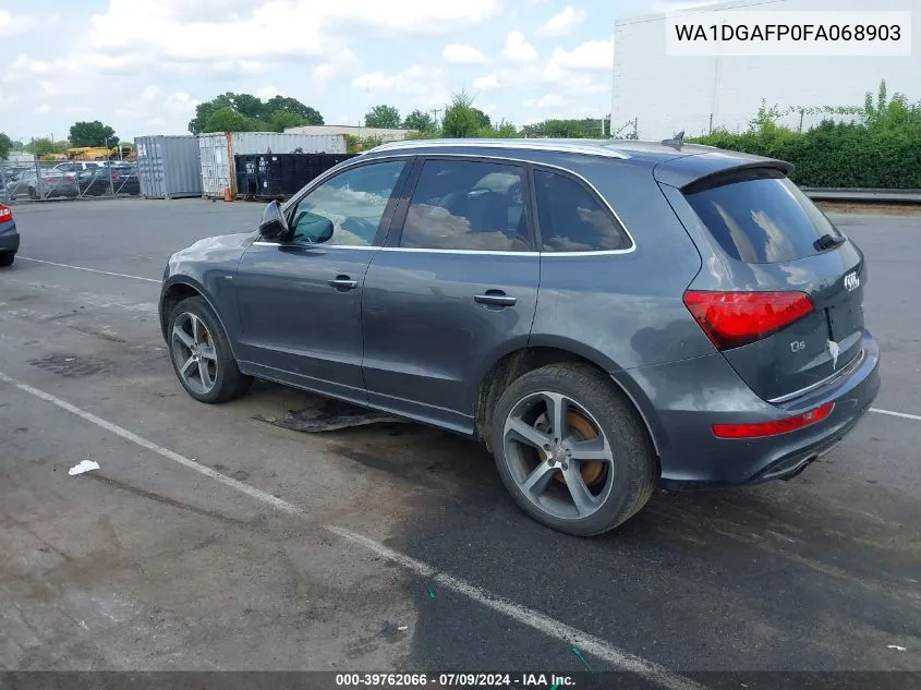 2015 Audi Q5 3.0T Premium Plus VIN: WA1DGAFP0FA068903 Lot: 39762066