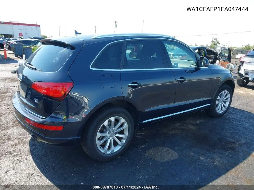 2015 Audi Q5 2.0T Premium VIN: WA1CFAFP1FA047444 Lot: 39787010