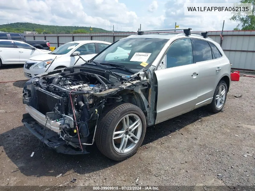 2015 Audi Q5 2.0T Premium VIN: WA1LFAFP8FA062135 Lot: 39909915