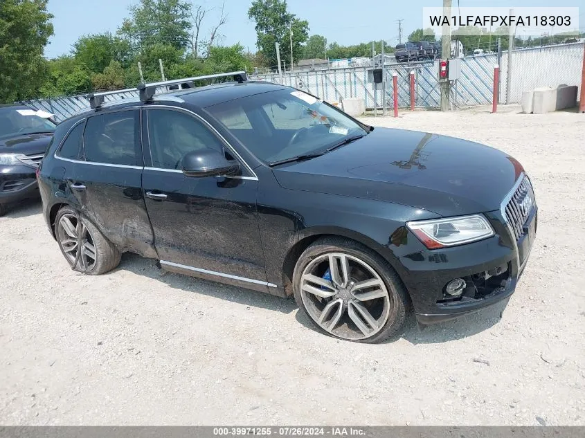 2015 Audi Q5 Premium Plus VIN: WA1LFAFPXFA118303 Lot: 39971255