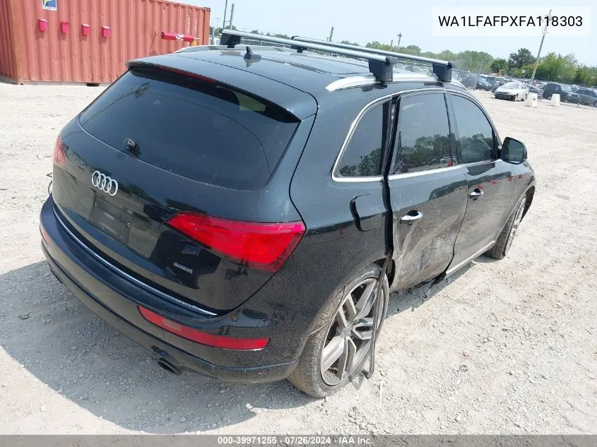 WA1LFAFPXFA118303 2015 Audi Q5 Premium Plus