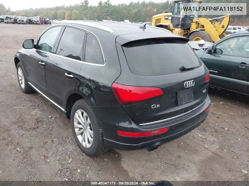 WA1LFAFP4FA118152 2015 Audi Q5 2.0T Premium