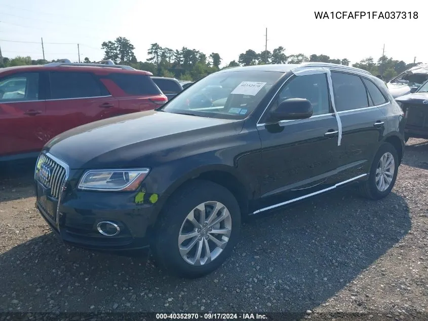 WA1CFAFP1FA037318 2015 Audi Q5 2.0T Premium