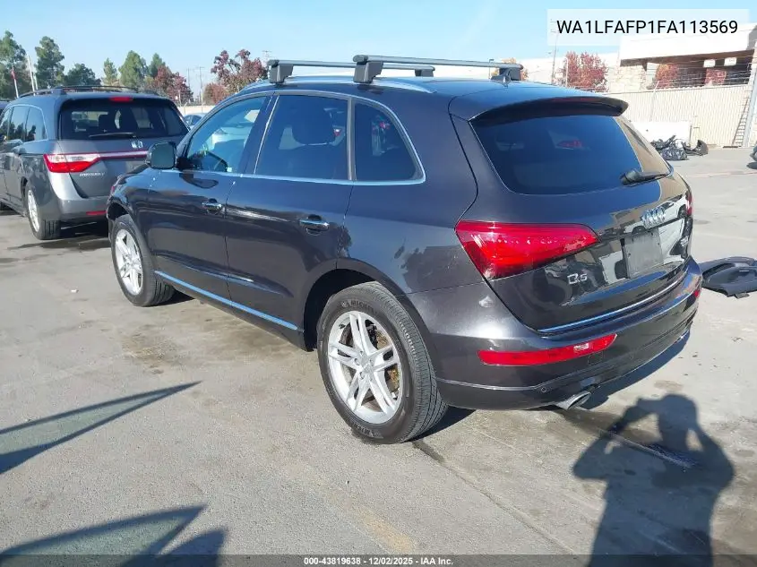 WA1LFAFP1FA113569 2015 Audi Q5 2.0T Premium