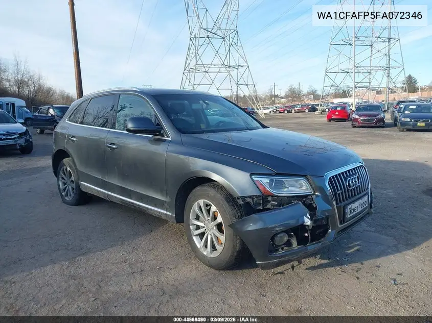 WA1CFAFP5FA072346 2015 Audi Q5 2.0T Premium