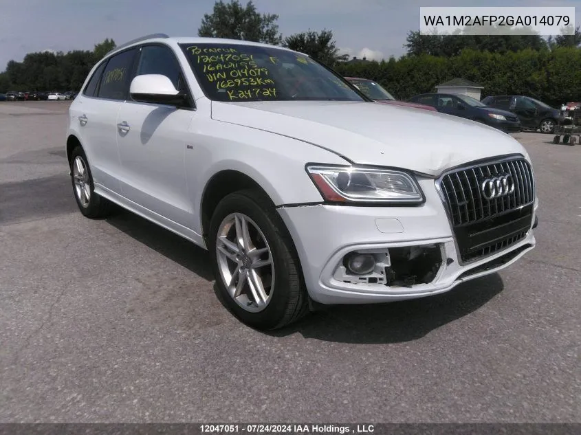 2016 Audi Q5 VIN: WA1M2AFP2GA014079 Lot: 12047051