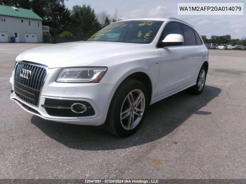 2016 Audi Q5 VIN: WA1M2AFP2GA014079 Lot: 12047051