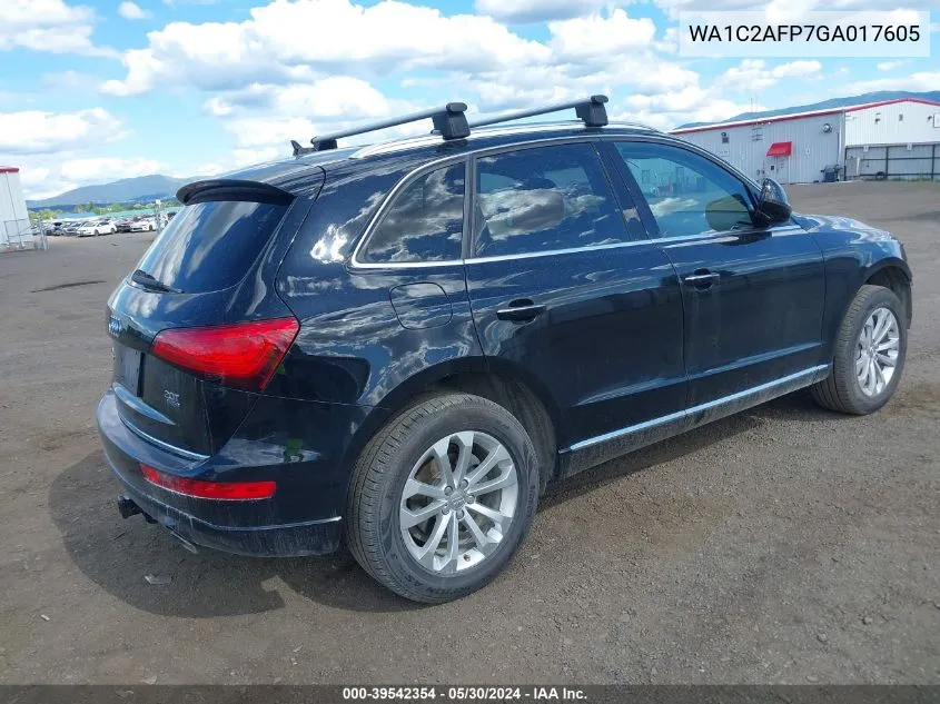 2016 Audi Q5 2.0T Premium VIN: WA1C2AFP7GA017605 Lot: 39542354