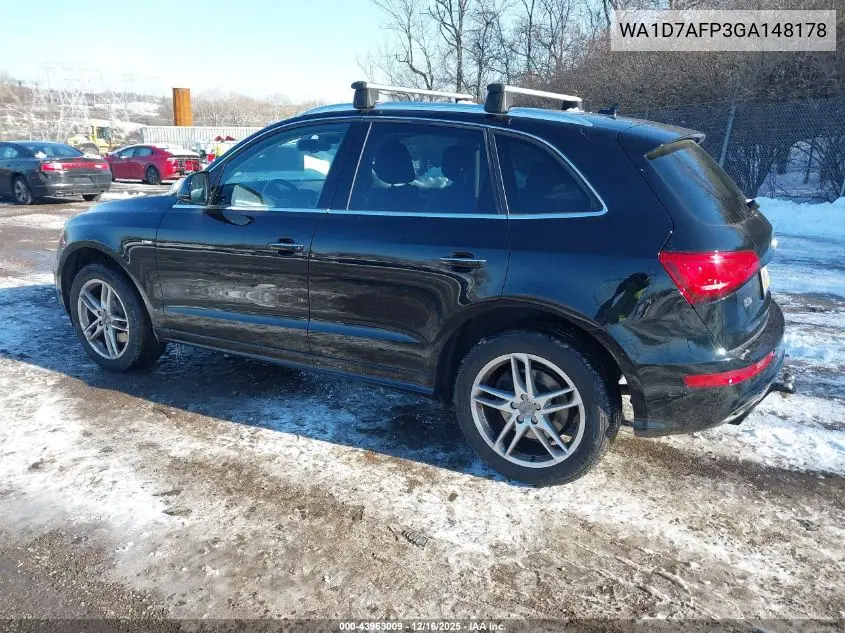 WA1D7AFP3GA148178 2016 Audi Q5 3.0T Premium Plus